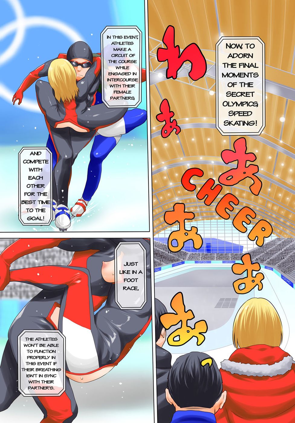 Hentai Manga Comic-Secret Olympics! -Pairs of Completely Naked Men and Women Play Winter Sports-Read-52